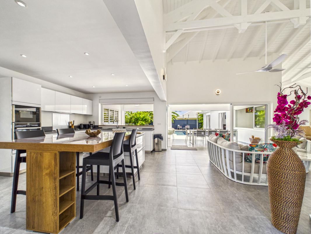 18.Location villa piscine Saint François Guadeloupe_Cuisine